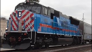 METX 504 Leads an Outbound through Roselle IL [upl. by Pouncey455]