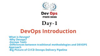 Day 1 DEVOPS TRAINING APRIL 2024  Introduction [upl. by Horan]