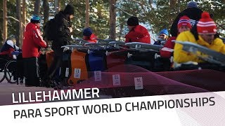 Arturs Klots leads 2018 World Championships at the halfway stage  IBSF Para Sport Official [upl. by Nywloc980]