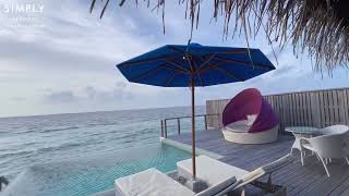 Dusit Thani Maldives  Overwater Pool Villa Walkthrough [upl. by Marcin]