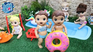 POOL PARTY DE DIA DAS CRIANÇAS PARA AS BABY ALIVES [upl. by Icnarf933]