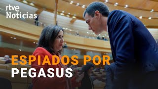 PEGASUS El GOBIERNO anuncia que PEDRO SÁNCHEZ y MARGARITA ROBLES han sido ESPIADOS  RTVE [upl. by Yddub356]