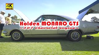 Holden HK Monaro GTS with 307 Chevy engine  2023 MonaroTorana 2nd State Titles Car show holden [upl. by Ialokin886]