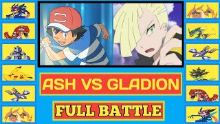 Ash vs Gladion full battle in Monster honor fight [upl. by Yaras514]