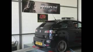 Seat Ibiza fr 18 Turbo Rolling Road Tuning Pop amp Bang Map Regal Tuning York [upl. by Semajwerdna420]