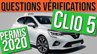 VÉRIFICATIONS PERMIS  CLIO 5 [upl. by Ruhtracam]