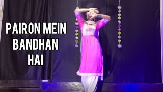 Pairon me bandhan hai Dance cover Mohabbatein wedding special dance dancevideo kanchanjadon [upl. by Osrock963]