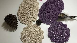 Sousverres ou mininapperons au crochet [upl. by Eveleen]