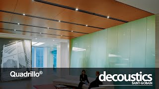 Decoustics  Quadrillo® Perforated Acoustical Wood Panels with Fiberglass Core [upl. by Behnken]