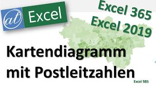 Kartendiagramm  Ruhrgebiet  Excel [upl. by Geddes]