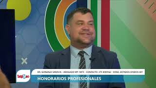 DR GONZALO SARAVIA  ABOGADO HONORARIOS PROFESIONALES [upl. by Udall]