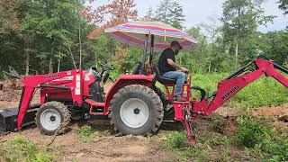 Trench Work  Couple Start Homesteading Journey  Electric Line Trench [upl. by Ona230]