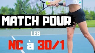 Débutant au tennis  Comment faire des matchs facilement pour les joueurs 4ème série FFT [upl. by Moorefield]