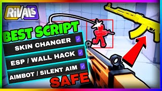 Rivals Script Hack GUI OP UNDETECTABLE 🔥 • SKIN CHANGER AIMBOT ESP WALL HACK ETC [upl. by Rhyne]