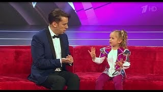 The smartest 5year girl from Malta on Russian TV show Little big shots [upl. by Krantz]