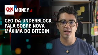 CEO da Underblock fala sobre nova máxima do Bitcoin  ABERTURA DE MERCADO [upl. by Adall]