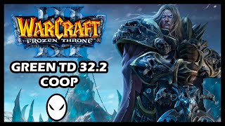 WARCRAFT lll  GREEN TD 322 TOWER DEFENSE  COOP  THE MASKED [upl. by Zehe]