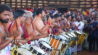 പഞ്ചാരിമേളം  പദ്മശ്രീ ജയറാം jayaram at ettumanoor mahadeva temple utsavam 2019 [upl. by Katya]