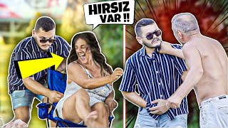 HIRSIZ GÄ°BÄ° Ä°NSANLARI TROLLEMEK 4  MÄ°LLET Ã‡ILDIRDI  SOSYAL DENEY [upl. by Jud552]