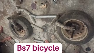 BS7 mortification bicycle in 2022 car tiger bicycle Car tyre se bicycle Kaise banaen shorts [upl. by Groos543]