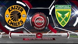 Absa Premiership 201819  Kaizer Chiefs vs Golden Arrows [upl. by Bevon]