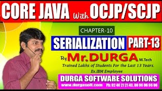 Core Java With OCJPSCJPSerializationPart 13 [upl. by Aneert]