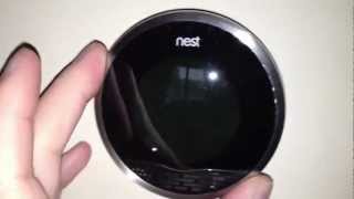 Nest Learning Thermostat Unresponsive Flashing Lights [upl. by Hallie]