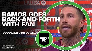 ABSOLUTELY FANTASTIC‼ Sergio Ramos yelling at fan displayed sense of pride  Ale Moreno  ESPN FC [upl. by Ocsicnarf]