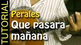 QUE PASARA MAÑANA  Jose Luis Perales  Como tocar en Guitarra [upl. by Egiap503]