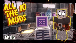 All The Mods 10  Lets Play  Ep 05  Getting into Applied Energistics 2 [upl. by Lerrud]