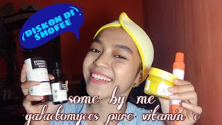 Review skincare some by me galactomyces pure vitamin c  V10  yuja niacin brightening sleeping mask [upl. by Quinton5]