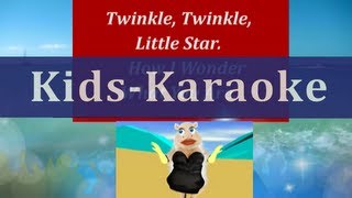 Karaoke  Twinkle Twinkle Little Star  Sing Along Songs With Lyrics [upl. by Eel622]