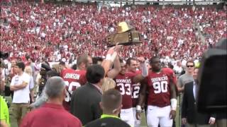 Oklahoma Sooners Postgame Celebration vs Texas [upl. by Izy]