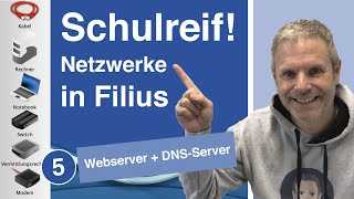 Netzwerke mit Filius – Teil 5 Webserver und DNSServer [upl. by Epuladaugairam]