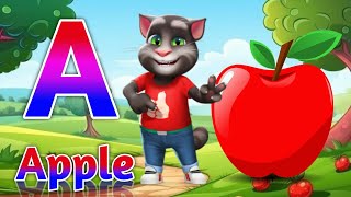 ABC Phonic Song  Toddler Learning Video Songs A for Apple Nursery Rhymes Alphabet Song for kids [upl. by Kcirrag]