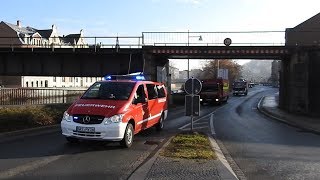 GEFAHRGUTEINSATZ PI GREIZ KBI  Feuerwehr Greiz  Gefahrgutzug LK Greiz  Polizei [upl. by Ardnovahs621]