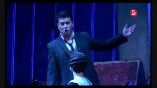 Saimir Pirgu live in Barcelona  quotChe gelida maninaquot Bohème  Liceu 2016 [upl. by Nivets]