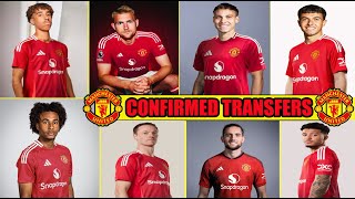 MANCHESTER UNITED CONFIRMED TRANSFERS SUMMER 2024 ✅ Leny YoroDe LigtZirkzeeRabiotZubimendi🔥 [upl. by Droffig936]