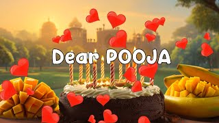 Happy Birthday POOJA Music EN पूजा के लिए हैप्पी बर्थडे गाना ❤️ अगले स्तर का हैप्पी बर्थडे म्यूजिक [upl. by Terrye850]