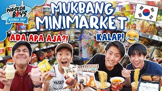 MUKBANG MAKANAN MINIMARKET KOREA SAMPAI KALAP 😂  KOREA TRIP 2 [upl. by Suinuj]