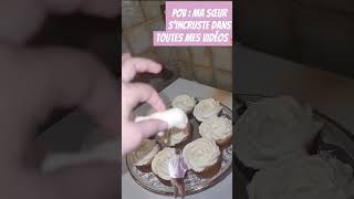 Elle veut tout goûter en plus 🫣 memes shorts recette boulangerie youtubeshorts memefrancais [upl. by Azral]