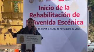 RTGnoticias  Gobernadora da inicio a rehabilitación integral de av Escénica [upl. by Edra368]