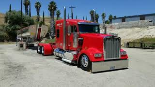 2016 Custom Kenworth W900L Rock It Transport Walk Around [upl. by Naimed]