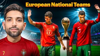 ایونت اروپا با پرتغال به عشق کریس در ایفوتبال 25  European National Teams event in efootball 2025 [upl. by Illoh391]