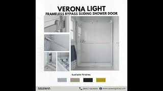 Verona Light Bypass Sliding Shower Door [upl. by Lee]