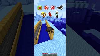 MINECRAFT  WATER RIVER VS MOB ABILITIES 🤯 WAIT FOR END WITH APT minecraft shorts [upl. by Akiemaj]