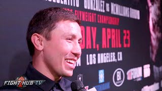 Gennady Golovkin on Canelos 155lbs demand quotThis is not respect to boxingquotmiddleweight is 160quot [upl. by Anitahs622]