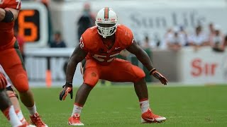 Denzel Perryman Highlights  quotRay Lewis Successor quot ᴴᴰ  Miami [upl. by Needan106]