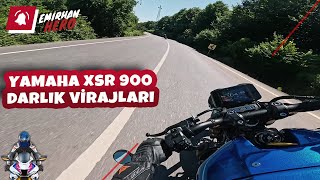 YAMAHA XSR 900  DARLIK VİRAJLARI [upl. by Zebulon]