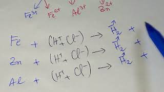 Révision 3  3AC  Réactions de quelques métaux avec les solutions acides et basiques [upl. by Tyra]